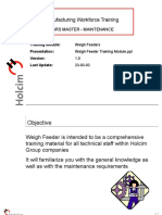 Weigh Feeder Training Module