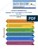 2do FILOSOFÍA - PROYECTO HUMANISTICO 7 - SEMANA 1