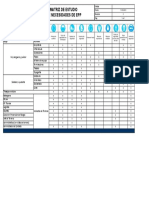 Matriz de Estudio de Necesidades de EPP