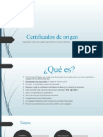 Certificados de Origen