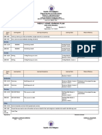 Department of Education: Weekly Home Learning Plan