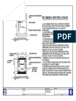 Plumbing Specifications: Catch Basin Plan