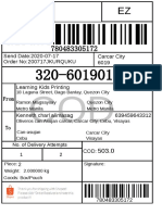 Shipping - label.J&T Express-15 - 2