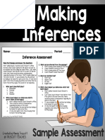 Making Inferences Sample Assessment