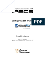 IPECS SIP Trunks Configuration - Accessline