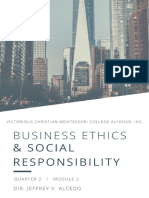 Business Ethics and Social Responsibility Q3 M2 ABM12 February 1,2021