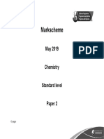 Chemistry Paper 2 TZ2 SL Markscheme May 2019 Eve