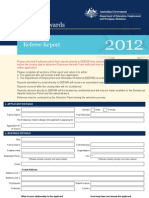 2012 Endeavour Awards Referee Report