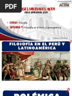 Semana 7 - Filosofía en El Perú y Latinoamérica