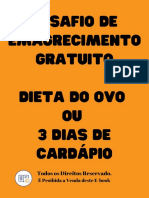 Dieta de 3 Dias Ovo Ou Cardápio