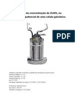 Relatório de Química