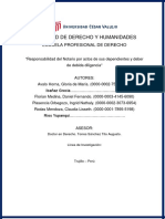 AVANCE Responsabilidad Del Notario Por Actos de Sus Dependientes y Deber de Debida Diligencia