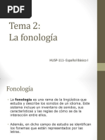 HUSP-111-Tema 2 - Fonologia