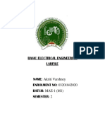 Basic Electrical Engineering Lab File