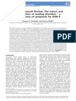 Snowling, Hulme 2012 Clasification Reading Disorders