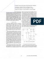 Automated Design of Folded-Cascode Op-Amps With Sensitivity Analysis