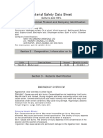 Material Safety Data Sheet: Sulfuric Acid 98% Section 1 - Chemical Product and Company Identification