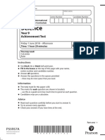 Questionpaper Year9Paper1 June2018