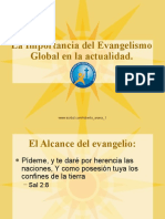 La Importancia Del Evangelismo en La Actualidad