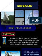 Antennas: Engr. Phil U. Lomboy