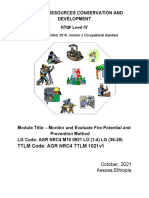 10 - 29 - 2021 - TTLM - Monitor and Evaluate Fire Potential and Prevention Method