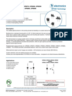 Slotted Optical Switch: Series: OPB355, OPB360, OPB370, OPB380, OPB390 OPB859, OPB860, OPB870, OPB880, OPB890