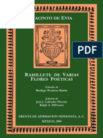 Xacinto de Evia Ramillete de Varias Flor