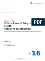 Culture Class: Holidays in Sweden S1 #16 High School Graduation