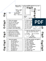 Verb Be Practice Fun Activities Games - 415