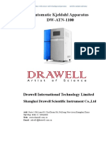 Manual ATN-1100 Automatic Kjeldahl Nitrogen Determination Apparatus