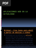 Aplicaciones Web en La Actual Id Ad