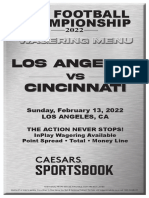 Caesars Sportsbook Super Bowl LVI Prop Bets