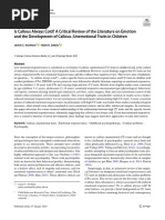 Is Callous Always Cold? A Critical Review of The Literature On Emotion and The Development of Callous-Unemotional Traits in Children