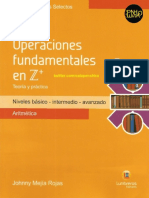 Operaciones Fundamentales en Z