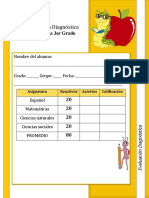 3er Grado Diagnóstico