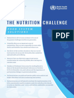 The Nutrition: Challenge