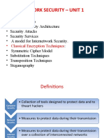 Network Security - Unit 1: - Introduction