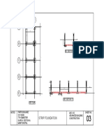 Strip Foundation: Key Section XX