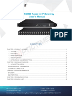 OPT5508B Tuner To IP Gateway User's Manual: Directory