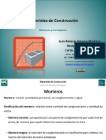 Materiales'de'Construcción (Morteros y Hormigones)