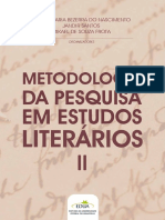 Metodologia de Pesquisa em Estudos Literários