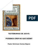 Livro - Testemunha de Jeova Podemos Crer No Que Dizem