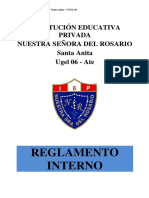 Reglamento Interno 2022