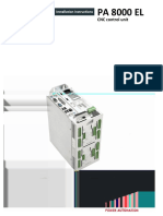 Installation Instructions PA 8000 EL. CNC Control Unit