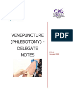 Venepuncture Delegate Notes 0118