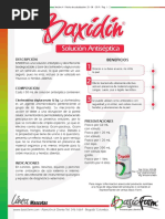 FT Baxidin Solucion Antiseptica