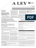 Prescripción Accion Consumidor y PRDM Administrativo