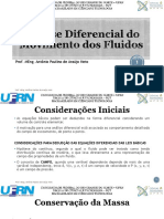 Anlise Diferencial - Conservao Da Massa