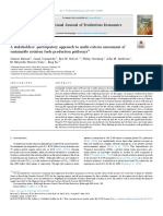 A Stakeholders Participatory Approach To Multi-Criteria Assessmento Os Sustainable Aviation Fuel Produccion