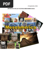 17/septiembre /2021 Infografía de Las Culturas Mesoamericanas